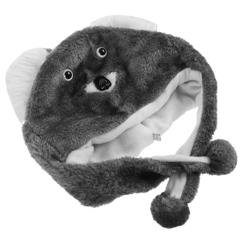 WOFASHPURET Koala-Hut für Tierhut Koala-Mütze für süßer Karnevalshut süße Koala-Mütze Karnevalshut für Karneval Versorgung Cosplay-Koala-Hut Wolle Grey WOFASHPURET Koala-Hut für Tierhut Koala-Mütze für süßer Karnevalshut süße Koala-Mütze Karnevalshut für Karneval Versorgung Cosplay-Koala-Hut Wolle Grey von WOFASHPURET