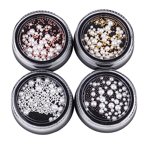 WOFASHPURET Nagelkunst Perlen Imitation Perlen Stahlperlen für Maniküre für DIY Nail Art Designs Dekoration für Nägel Handwerk Mehr WOFASHPURET Nagelkunst Perlen Imitation Perlen Stahlperlen für Maniküre für DIY Nail Art Designs Dekoration für Nägel Handwerk Mehr von WOFASHPURET