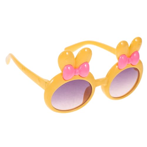 WOFASHPURET Osterhasen-Sonnenbrille Frohe Ostern-Brille -Party-Brille Kinder-Ostern-Foto-Requisiten -Sonnenbrille Kaninchen-Brille Für Osterkörbe Gelb von WOFASHPURET