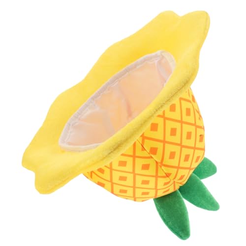 WOFASHPURET Pineapple Hut Kostümhut für Karneval Cosplay Verstellbare Ananas Kopfbedeckung für Halloween Partys Lustiges Accessoire für Erwachsene Bequem Leicht WOFASHPURET Pineapple Hut Kostümhut für Karneval Cosplay Verstellbare Ananas Kopfbedeckung für Halloween Partys Lustiges Accessoire für Erwachsene Bequem Leicht von WOFASHPURET