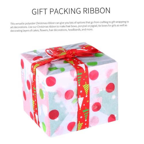 WOFASHPURET Teiliges Weihnachts Geschenkband mit Bedruckten DIY Schleifenbändern Farblich Sortiert Vielseitig Verwendbar für Geschenkverpackung Bastelprojekte und Festliche WOFASHPURET Teiliges Weihnachts Geschenkband mit Bedruckten DIY Schleifenbändern Farblich Sortiert Vielseitig Verwendbar für Geschenkverpackung Bastelprojekte und Festliche von WOFASHPURET
