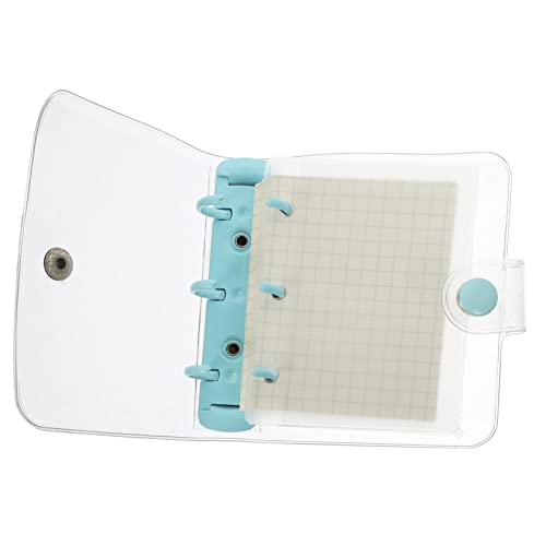 WOFASHPURET Transparentes Mini Notizbuch mit Praktischem Hardcover Kleines Ringbuch Notizblock für Tägliche Planung und Schreibbedarf Handliches Notizheft als für Familie und von WOFASHPURET