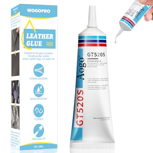 Lederkleber Extra Stark, Professioneller Leder kleber, Transparenter, Wasserfester, Kleber für Leder perfekt zum Reparieren aller Arten von Leder, Schuhen, Taschen, Sofa Lederkleber Extra Stark, Professioneller Leder kleber, Transparenter, Wasserfester, Kleber für Leder perfekt zum Reparieren aller Arten von Leder, Schuhen, Taschen, Sofa von WOGOPRO