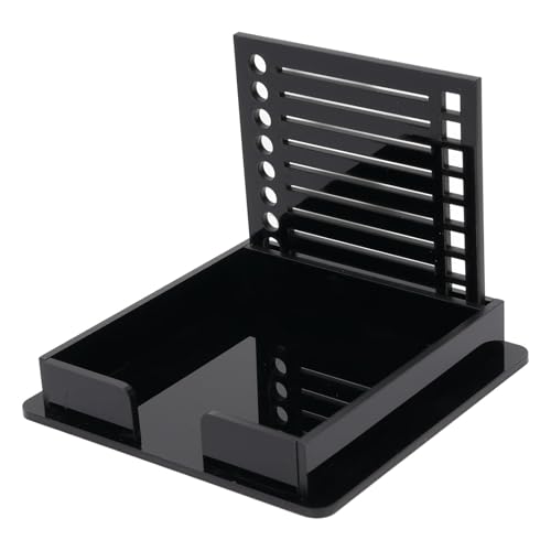 3x3 Zoll Haftnotizspender, Haftnotizhalter mit Vorlage für organisierte Notizblöcke, Schreibtischzubehör, selbstklebender Notizblockhalter mit Schablone 3x3 Zoll Haftnotizspender, Haftnotizhalter mit Vorlage für organisierte Notizblöcke, Schreibtischzubehör, selbstklebender Notizblockhalter mit Schablone von WOHPNLE