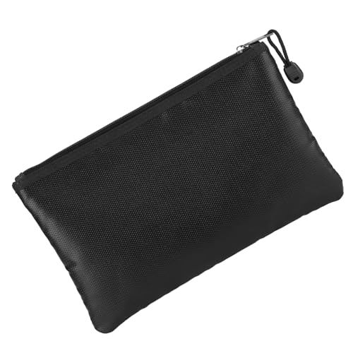 Feuerfeste Dokumentbeutel, 27x16cm undurchlässige Feuer undurchlässige Tasche mit zwei Schichtschutz, sichere Lagerung für Pässe, Laptops und Bargeld (27 * 16 cm) von WOHPNLE