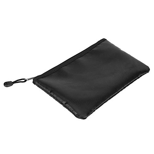 Feuerfeste Dokumentbeutel, 27x16cm undurchlässige Feuer undurchlässige Tasche mit zwei Schichtschutz, sichere Lagerung für Pässe, Laptops und Bargeld (29 * 20 cm) von WOHPNLE