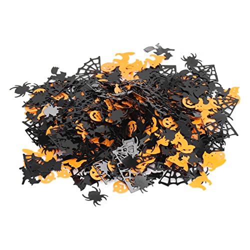 Halloween Confetti, PVC Metallic Foil Pailletten 200G Halloween Konfetti und Tischstreuung Konfetti für Partydekorationen und DIY -Handwerk (Hms220716) von WOHPNLE