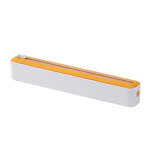Plastic Wrap Dispenser with Cutter, Refillable Cling Film Dispenser and Foil Dispenser with Cutter Multi Use Food Wrap Dispenser for Kitchen Organization von WOHPNLE