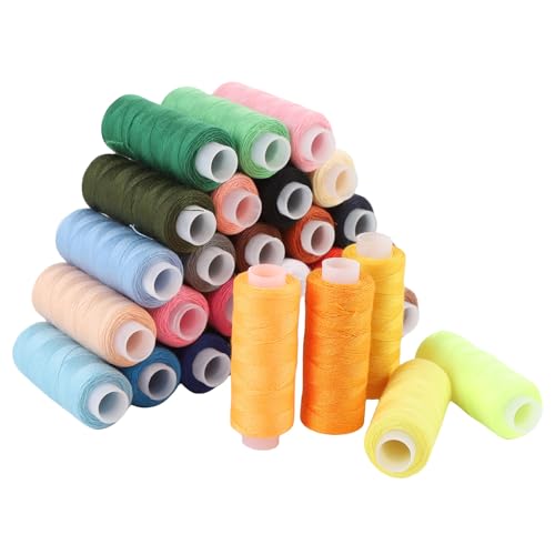 Wohpnle Nähfadenkit, 30 Farben Polyester 250 Yard pro Spulen Nähfäden Stickmaschine Faden Faden Quilt -Gewinde zum Handnähen Wohpnle Nähfadenkit, 30 Farben Polyester 250 Yard pro Spulen Nähfäden Stickmaschine Faden Faden Quilt -Gewinde zum Handnähen von WOHPNLE
