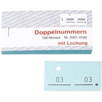 5 WOLF & APPENZELLER Doppelnummernblöcke 01-100, 101-200, 201-300, 301-400, 401-500 von WOLF & APPENZELLER