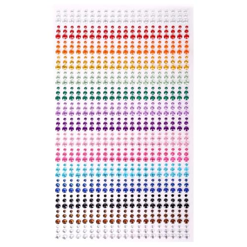 WOLMIK Glitzersteine Selbstklebend, 900 Stück Runde Selbstklebend Strasssteine Schmucksteine, 3mm,4mm,5mm Strasssteine Gesicht Nail Art Gesichtstattoo Nägel selbstklebende Schmucksteine WOLMIK Glitzersteine Selbstklebend, 900 Stück Runde Selbstklebend Strasssteine Schmucksteine, 3mm,4mm,5mm Strasssteine Gesicht Nail Art Gesichtstattoo Nägel selbstklebende Schmucksteine von WOLMIK