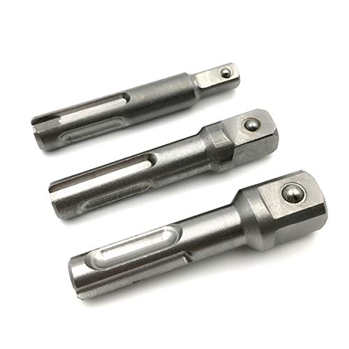 SDS-Schlagschrauber-Set, 3-teilig, 1/4 Zoll, 3/8 Zoll, 1/2 Zoll Bohrfutter-Adapter für SDS Plus Hammer SDS-Schlagschrauber-Set, 3-teilig, 1/4 Zoll, 3/8 Zoll, 1/2 Zoll Bohrfutter-Adapter für SDS Plus Hammer von WOLOVO