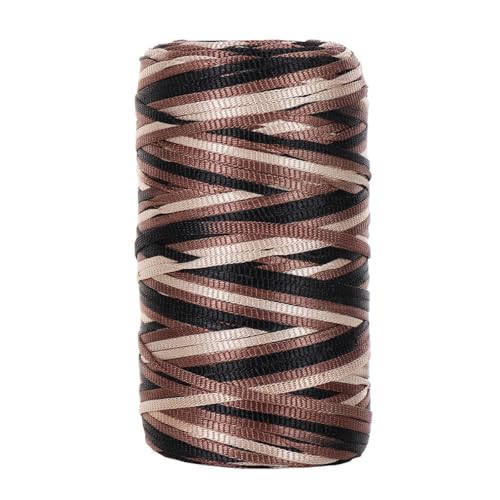 3mm Polyester Makramee Schnur 100G Segment gefärbt Flachband Garn Polypropylen Makramee Seil buntes Handwerk häkeln Garn für Tasche 2PCS col-16 3mm Polyester Makramee Schnur 100G Segment gefärbt Flachband Garn Polypropylen Makramee Seil buntes Handwerk häkeln Garn für Tasche 2PCS col-16 von WOLTHID