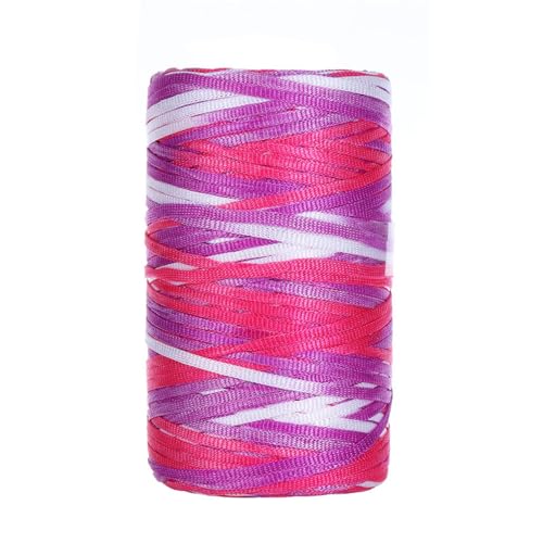 3mm Polyester Makramee Schnur 100G Segment gefärbt Flachband Garn Polypropylen Makramee Seil buntes Handwerk häkeln Garn für Tasche 2PCS col-9 3mm Polyester Makramee Schnur 100G Segment gefärbt Flachband Garn Polypropylen Makramee Seil buntes Handwerk häkeln Garn für Tasche 2PCS col-9 von WOLTHID