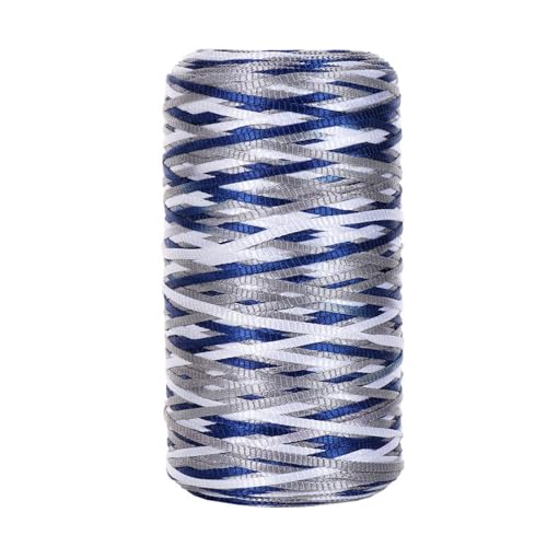 3mm Polyester Makramee Schnur 100G Segment gefärbt Flachband Garn Polypropylen Makramee Seil buntes Handwerk häkeln Garn für Tasche 4PCS col-15 3mm Polyester Makramee Schnur 100G Segment gefärbt Flachband Garn Polypropylen Makramee Seil buntes Handwerk häkeln Garn für Tasche 4PCS col-15 von WOLTHID