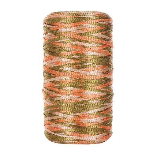 3mm Polyester Makramee Schnur 100G Segment gefärbt Flachband Garn Polypropylen Makramee Seil buntes Handwerk häkeln Garn für Tasche 5PCS col-19 3mm Polyester Makramee Schnur 100G Segment gefärbt Flachband Garn Polypropylen Makramee Seil buntes Handwerk häkeln Garn für Tasche 5PCS col-19 von WOLTHID