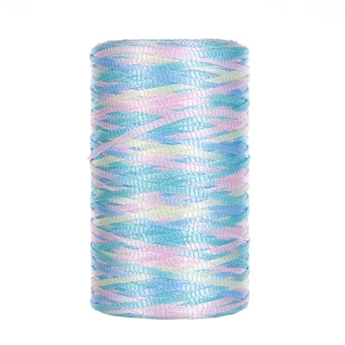 3mm Polyester Makramee Schnur 100G Segment gefärbt flaches Band Garn Polypropylen Makramee Seil buntes Handwerk häkeln Garn für Tasche 4PCS col-4 3mm Polyester Makramee Schnur 100G Segment gefärbt flaches Band Garn Polypropylen Makramee Seil buntes Handwerk häkeln Garn für Tasche 4PCS col-4 von WOLTHID