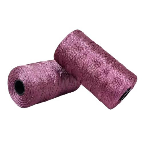 Polyester Macrame Cord 3mm 100g Flach Makramee Projekt Buntes Polyester Garn Handarbeit für Handtaschen Einkaufstaschen Sonnenhüte Schuhe DIY Handwerk Dekoratives Projekt 4PCS col-7 Polyester Macrame Cord 3mm 100g Flach Makramee Projekt Buntes Polyester Garn Handarbeit für Handtaschen Einkaufstaschen Sonnenhüte Schuhe DIY Handwerk Dekoratives Projekt 4PCS col-7 von WOLTHID