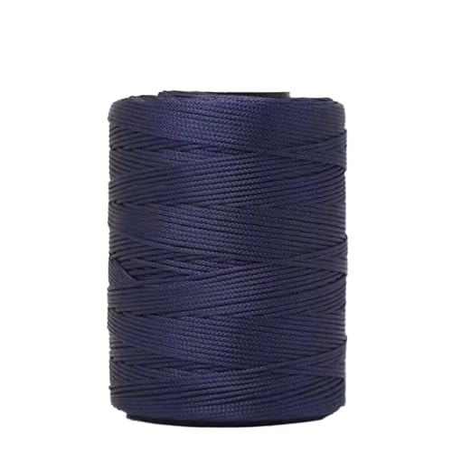 Polyester Schnur 1mm 100g Geflochtene Makramee Schnur Eis stricken Licht Körper Garn zum Häkeln Seil für DIY Handarbeit Tasche Korb Kissen Home Decorations 4PCS col-23 von WOLTHID