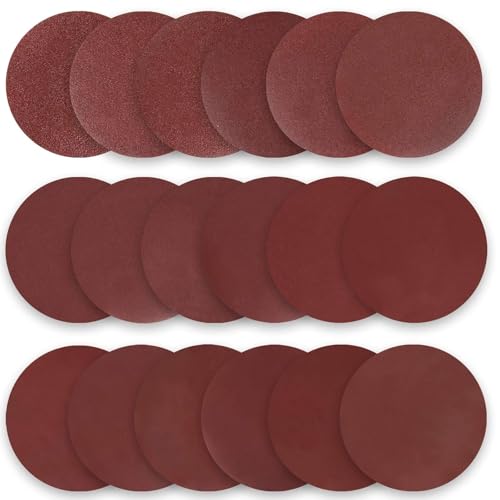 WOMGF 120 Stück Schleifscheiben 75 mm Klett Schleifpapi 3 Zoll Klettscheibe Set für Exzenterschleifer Körnung 40/60/80/100/120/150/180/240/320/400/600/800 WOMGF 120 Stück Schleifscheiben 75 mm Klett Schleifpapi 3 Zoll Klettscheibe Set für Exzenterschleifer Körnung 40/60/80/100/120/150/180/240/320/400/600/800 von WOMGF