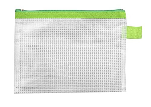 WONDAY - 10 grüne Reißverschlusstaschen, 13 x 17 cm, Dokument mit Reißverschluss, PVC, transparent, Dokumentenmappe, wasserdicht, Kunststoffbeutel, Reißverschluss, für Reisen, Zubehör, Büro WONDAY - 10 grüne Reißverschlusstaschen, 13 x 17 cm, Dokument mit Reißverschluss, PVC, transparent, Dokumentenmappe, wasserdicht, Kunststoffbeutel, Reißverschluss, für Reisen, Zubehör, Büro von WONDAY