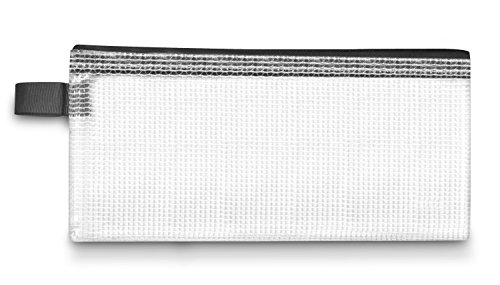 WONDAY Tasche mit Reißverschluss, verstärktes PVC, halbtransparent, 30 x 40 cm WONDAY Tasche mit Reißverschluss, verstärktes PVC, halbtransparent, 30 x 40 cm von WONDAY