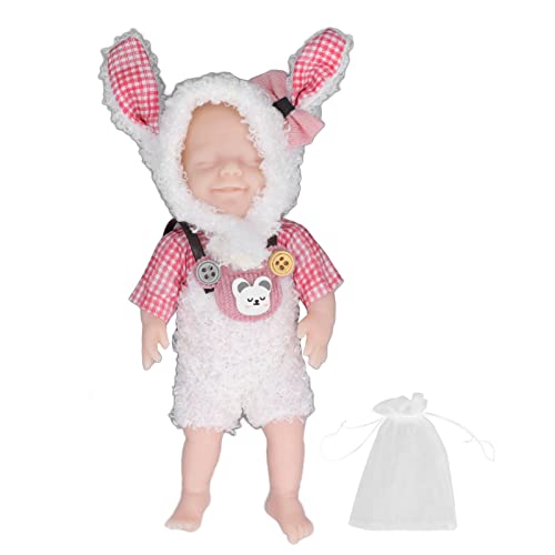 Reborn Babypuppe Soft Real Touch Real Ingleto, solide Puppe mit Kleidung für Kinder von 15,2 cm (6 Zoll) von WONZHEC