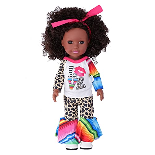 WONZHEC Afrikanische Puppe lebensechte Babypuppen -Stirnband Kinder Kleinkind Spielzeug Geburtstagsgeschenk für Kinder WONZHEC Afrikanische Puppe lebensechte Babypuppen -Stirnband Kinder Kleinkind Spielzeug Geburtstagsgeschenk für Kinder von WONZHEC