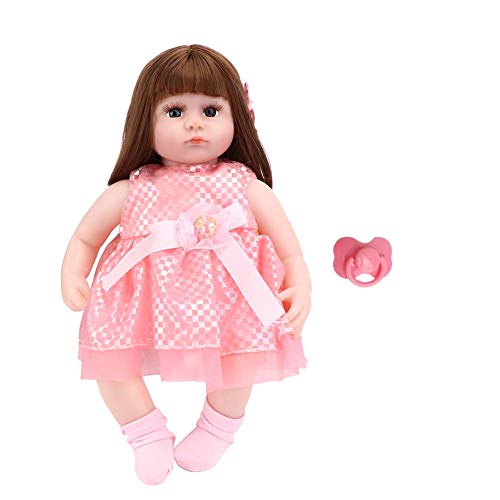 WONZHEC Lifelike Babypuppen -Technologie -Säuglings -Puppen mit langem Haar für Kinderspielzeit WONZHEC Lifelike Babypuppen -Technologie -Säuglings -Puppen mit langem Haar für Kinderspielzeit von WONZHEC