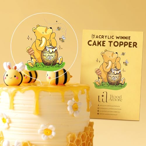 Winnie Bear Acryl-Kuchenaufsatz 1 Winnie Bear Acryl-Kuchenaufsatz 1 von WOODAMORE
