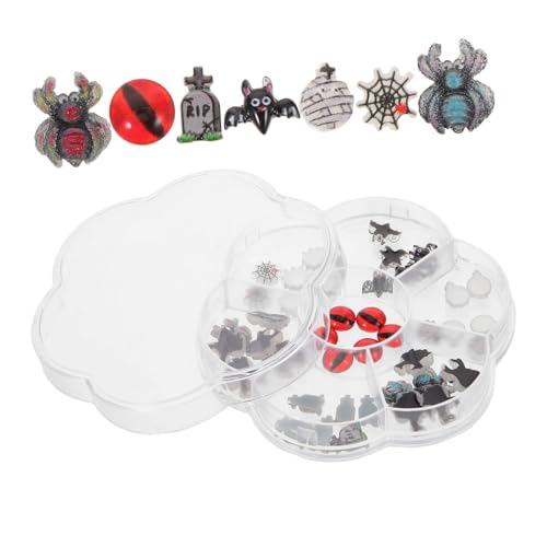 WOONEKY 1 Box Halloween Nagel Ornament Mini Maniküre Anhänger Kreative Maniküre Anhänger Kleiner Nagelschmuck Halloween Nagelschmuck Spinnen Nagelkunst WOONEKY 1 Box Halloween Nagel Ornament Mini Maniküre Anhänger Kreative Maniküre Anhänger Kleiner Nagelschmuck Halloween Nagelschmuck Spinnen Nagelkunst von WOONEKY