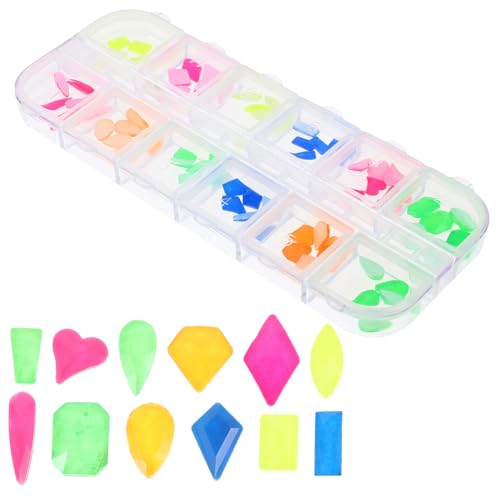 WOONEKY 1 Karton DIY Nagelkunst Set Box mit Ab Strasssteinen Flache Glitzer Diamanten für Kreative Nageldesigns und DIY Handwerksprojekte für Nagelstudios und Persönliche Dekoration WOONEKY 1 Karton DIY Nagelkunst Set Box mit Ab Strasssteinen Flache Glitzer Diamanten für Kreative Nageldesigns und DIY Handwerksprojekte für Nagelstudios und Persönliche Dekoration von WOONEKY