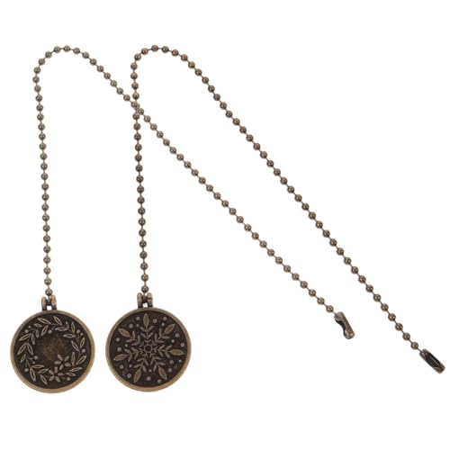 WOONEKY 1paar Zugkette Für Deckenventilatoren Metallverlängerung Dekorative Pull Chain Für Deckenleuchten Lampenzubehör Verlängerungskette Für Lichtanlagen Stilvolle Ketten Für Lüfter Und Lampen WOONEKY 1paar Zugkette Für Deckenventilatoren Metallverlängerung Dekorative Pull Chain Für Deckenleuchten Lampenzubehör Verlängerungskette Für Lichtanlagen Stilvolle Ketten Für Lüfter Und Lampen von WOONEKY