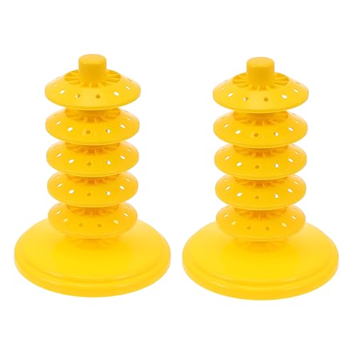 WOONEKY 1 Satz Teiliges Set Kreativer Kreisförmiger Lollipop Halter aus Mehrschichtigem Verstellbarem PP Material für Hochzeiten Geburtstagsfeiern und Partys Gelb Lagig ohne Kopf WOONEKY 1 Satz Teiliges Set Kreativer Kreisförmiger Lollipop Halter aus Mehrschichtigem Verstellbarem PP Material für Hochzeiten Geburtstagsfeiern und Partys Gelb Lagig ohne Kopf von WOONEKY