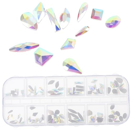 WOONEKY 1 Schachtel Nail Art Charms Fächer Box Flat Back Strasssteine für DIY Nagel Dekoration Maniküre Schmuck Langlebig Vielseitig für Alltag Party Fest und Bastelprojekte WOONEKY 1 Schachtel Nail Art Charms Fächer Box Flat Back Strasssteine für DIY Nagel Dekoration Maniküre Schmuck Langlebig Vielseitig für Alltag Party Fest und Bastelprojekte von WOONEKY