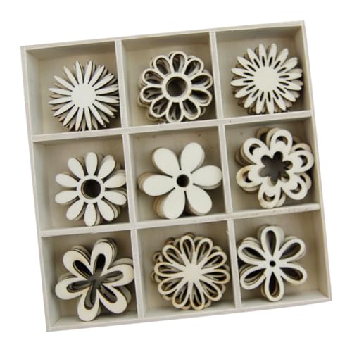 WOONEKY 1 Schachtel Teiliges DIY Holzscheiben Blumenform Hohl Geschnittene Holzstücke für Basteln Leichte und Langlebige Holzverzierungen Glatte Oberfläche für Scrapbooking Dekoration WOONEKY 1 Schachtel Teiliges DIY Holzscheiben Blumenform Hohl Geschnittene Holzstücke für Basteln Leichte und Langlebige Holzverzierungen Glatte Oberfläche für Scrapbooking Dekoration von WOONEKY