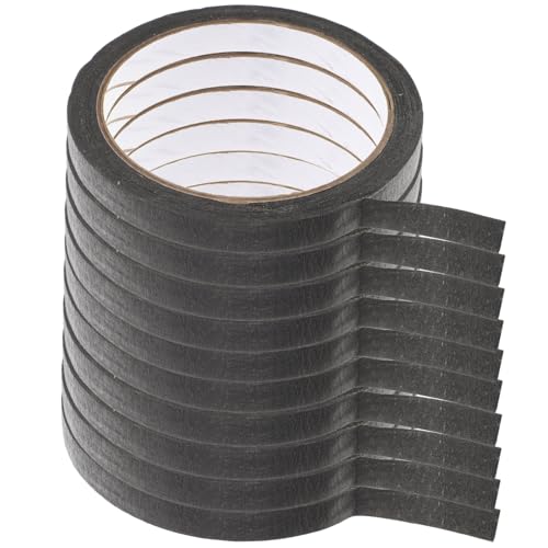 WOONEKY 10 Rollen Selbstklebendes Hitzebeständiges Abdeckband Farbiges Maler Klebeband aus Papier für DIY Basteln Schutz Beim Lackieren Leicht Abreißbar Rückstandsfrei Entfernbar WOONEKY 10 Rollen Selbstklebendes Hitzebeständiges Abdeckband Farbiges Maler Klebeband aus Papier für DIY Basteln Schutz Beim Lackieren Leicht Abreißbar Rückstandsfrei Entfernbar von WOONEKY