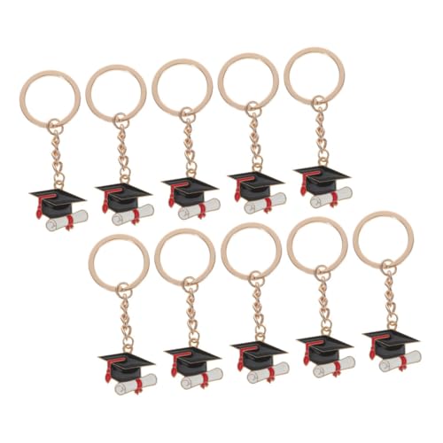 WOONEKY 10 Stück Graduationsschlüsselanhänger Teiliges Metallabschlussmütze Schlüsselbund für Studenten für Abschlussfeiern und Akademische Anlässe Robustes und Leichtes Design WOONEKY 10 Stück Graduationsschlüsselanhänger Teiliges Metallabschlussmütze Schlüsselbund für Studenten für Abschlussfeiern und Akademische Anlässe Robustes und Leichtes Design von WOONEKY