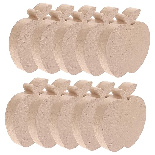 WOONEKY 10 Stück Teiliges Apfelförmige Holzscheiben zum Basteln Unbehandelte DIY Holzstücke für Kreative Dekorationen und Handarbeiten Natürliche Holzoberfläche Selbststehend für Herbst WOONEKY 10 Stück Teiliges Apfelförmige Holzscheiben zum Basteln Unbehandelte DIY Holzstücke für Kreative Dekorationen und Handarbeiten Natürliche Holzoberfläche Selbststehend für Herbst von WOONEKY