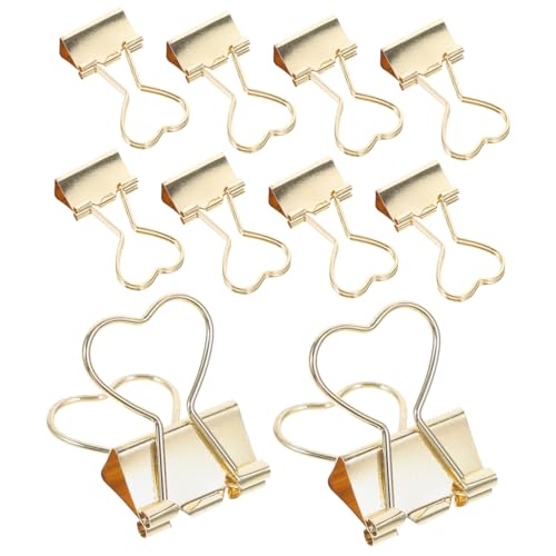 WOONEKY 10 Stück Teiliges Binder Clips Metall Bunte Büroklammern zum Organisieren von Dokumenten Quittungen und Kabeln Praktische Kleine Klammern für Büro und Zuhause WOONEKY 10 Stück Teiliges Binder Clips Metall Bunte Büroklammern zum Organisieren von Dokumenten Quittungen und Kabeln Praktische Kleine Klammern für Büro und Zuhause von WOONEKY