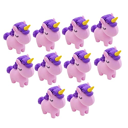 WOONEKY 10 Stück Teiliges Einhorn Radiergummis für Kreative und Sichere Schulmaterialien Mitgebsel für Einschulung und Kindergeburtstag Leicht und Praktisch für Schüler Zufällige Farbe WOONEKY 10 Stück Teiliges Einhorn Radiergummis für Kreative und Sichere Schulmaterialien Mitgebsel für Einschulung und Kindergeburtstag Leicht und Praktisch für Schüler Zufällige Farbe von WOONEKY