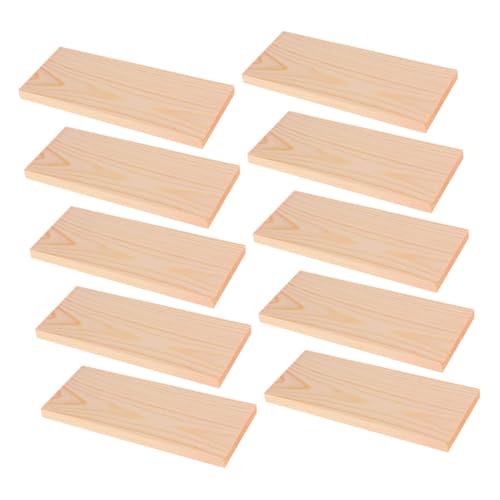 WOONEKY 10 Stück Teiliges Rechteckige Unbehandelte Holzplatten aus Langlebigem Kiefernholz Stabiles Bastelmaterial für DIY Projekte Schulprojekte Modellbau für Kreative Handarbeiten WOONEKY 10 Stück Teiliges Rechteckige Unbehandelte Holzplatten aus Langlebigem Kiefernholz Stabiles Bastelmaterial für DIY Projekte Schulprojekte Modellbau für Kreative Handarbeiten von WOONEKY