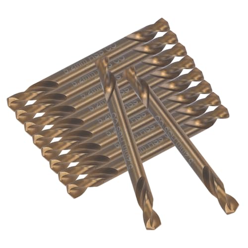 WOONEKY 10 Stück Teiliges langlebiges Metallbohrer für gehärteten Stahl Edelstahl Aluminium und Holz Robustes Spiralbohrer für präzises Bohren Kompakte Aufbewahrungsbox WOONEKY 10 Stück Teiliges langlebiges Metallbohrer für gehärteten Stahl Edelstahl Aluminium und Holz Robustes Spiralbohrer für präzises Bohren Kompakte Aufbewahrungsbox von WOONEKY