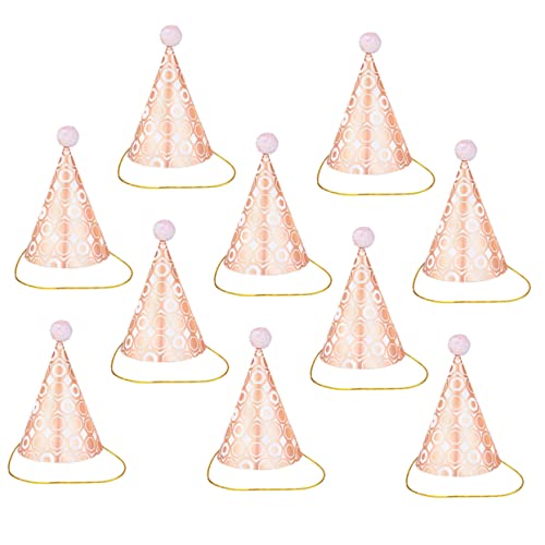 WOONEKY 10 Stücke Rose Gold Geburtstag Party Hüte Für Kinder Erwachsene Pailletten Dekorationen Für Geburtstag Feier WOONEKY 10 Stücke Rose Gold Geburtstag Party Hüte Für Kinder Erwachsene Pailletten Dekorationen Für Geburtstag Feier von WOONEKY