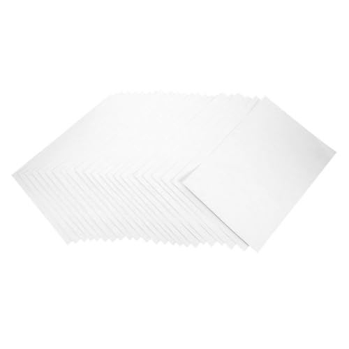 WOONEKY 100 Blatt Selbstklebende Etikettenpapier Bögen Bedruckbar Selbsthaftend Vielseitig für Adressaufkleber Flaschenetiketten Preisetiketten und Beschriftungen Geeignet von WOONEKY
