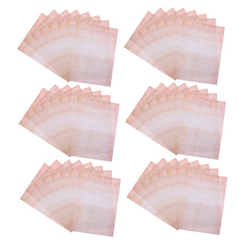 WOONEKY 100 Blatt Vintage Schreibpapier Doppelseitig Bedruckt Antikes Briefpapier mit Gemaltem Rand für Scrapbooking Einladungen und Diy Bastelprojekte Hochwertiges Langlebiges Schreibset von WOONEKY