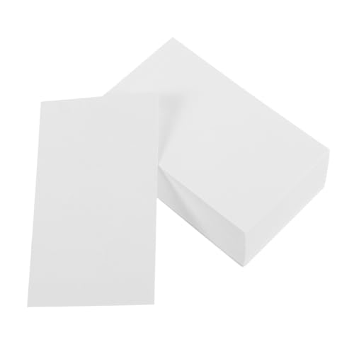 WOONEKY 100 Stück Blanko Karteikarten Kleine Notizkarten Weiß Stabiles Papier Für Schule Büro Lernen Flashcards Meeting Notizen Vielseitig Einsetzbar Handlich Praktisch WOONEKY 100 Stück Blanko Karteikarten Kleine Notizkarten Weiß Stabiles Papier Für Schule Büro Lernen Flashcards Meeting Notizen Vielseitig Einsetzbar Handlich Praktisch von WOONEKY