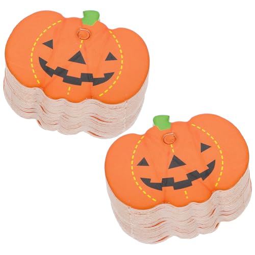 WOONEKY 100 Stück Halloween Geschenkanhänger aus Hochwertigem Papier Dekorative Kürbis Etiketten mit Vorgestanztem Halloween DIY Party Deko Baumhängende Tags Langlebig und Vielseitig WOONEKY 100 Stück Halloween Geschenkanhänger aus Hochwertigem Papier Dekorative Kürbis Etiketten mit Vorgestanztem Halloween DIY Party Deko Baumhängende Tags Langlebig und Vielseitig von WOONEKY