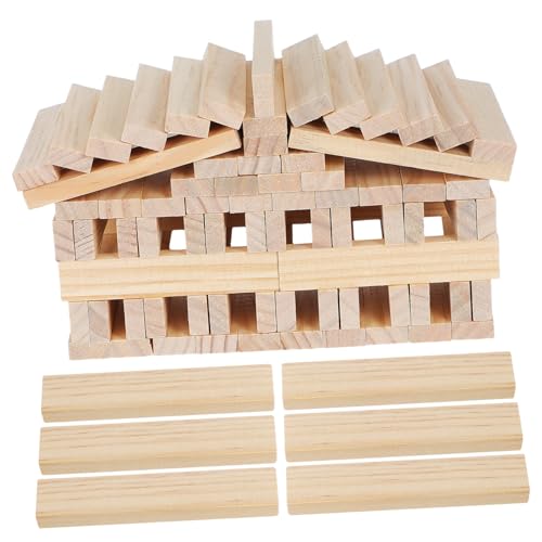 WOONEKY 100 Stück Holzbausteine für Bauen Kleine Holzstäbe und Bausteine aus Massivem Holz Vielseitiges Bastelset für Erwachsene Fördert Räumliches und Familienzeit WOONEKY 100 Stück Holzbausteine für Bauen Kleine Holzstäbe und Bausteine aus Massivem Holz Vielseitiges Bastelset für Erwachsene Fördert Räumliches und Familienzeit von WOONEKY