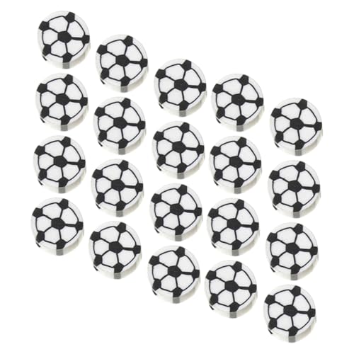 WOONEKY 100 Stück Kleine Fußball Perlen aus Polymer Robuste DIY Schmuckperlen für Armbänder Halsketten Ohrringe Vielseitige Bastelperlen für Sportfans und Schmuckherstellung WOONEKY 100 Stück Kleine Fußball Perlen aus Polymer Robuste DIY Schmuckperlen für Armbänder Halsketten Ohrringe Vielseitige Bastelperlen für Sportfans und Schmuckherstellung von WOONEKY